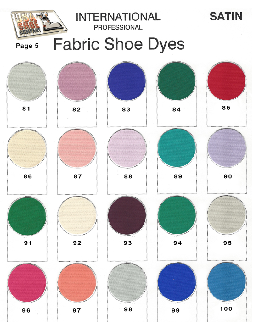 international fabric shoe dye
